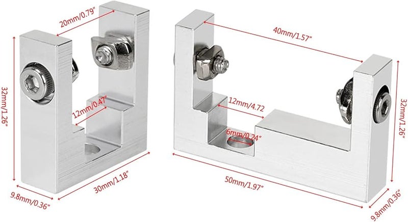 Voron 3D Printer 2020 2040 Profile Fixed Block MGN12 Linear Guide Fixing Block For Ender 3 - Image 4